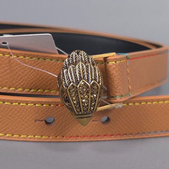 KURT GEIGER Women’s New Belt Leather Eagle Head L/XL Camel Rainbow KG100272C-230 main image 4